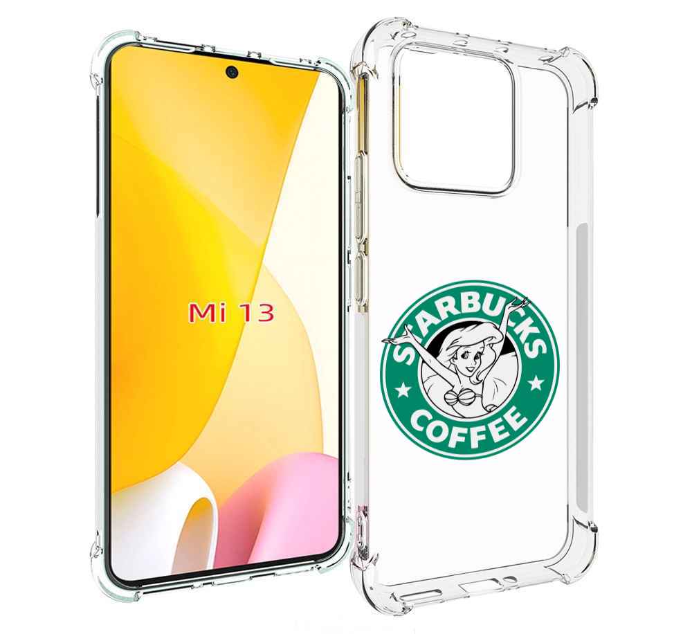 

Чехол MyPads старбакс-кофее для Xiaomi 13, Прозрачный, Tocco