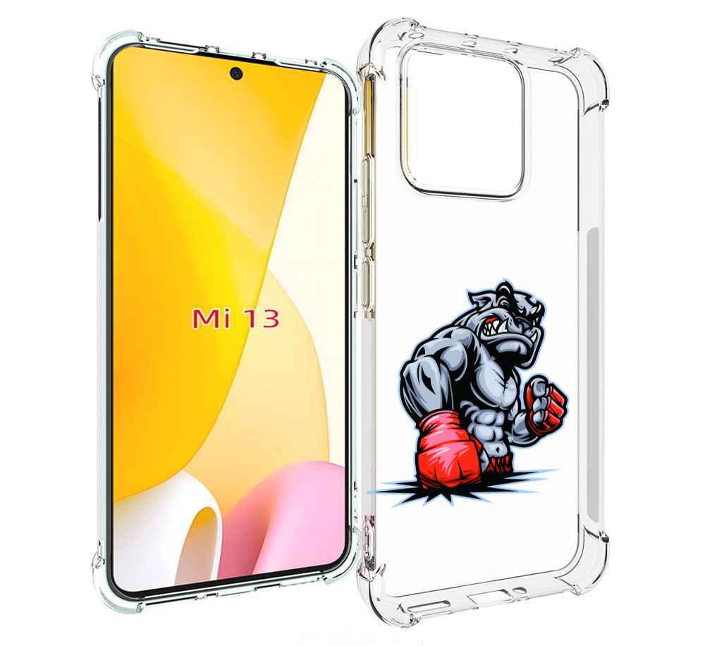 

Чехол MyPads собака-боксер для Xiaomi 13, Прозрачный, Tocco
