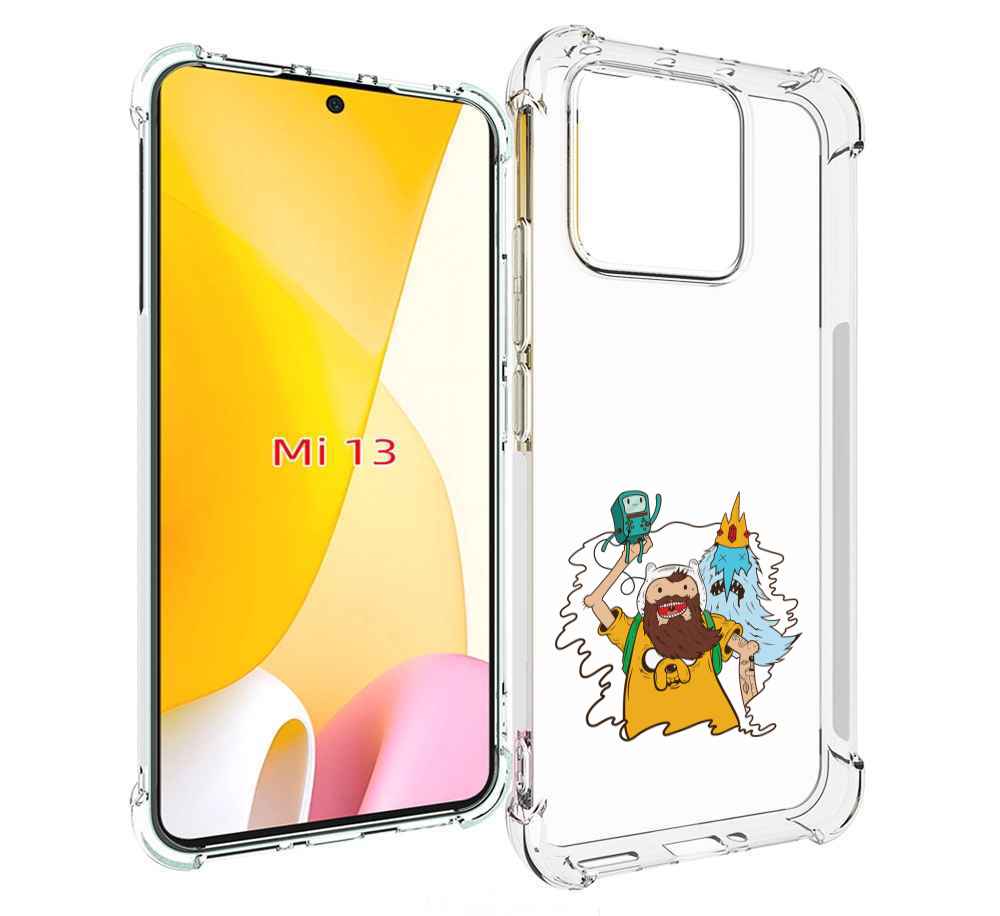 

Чехол MyPads время приключений старый Финн для Xiaomi 13, Прозрачный, Tocco