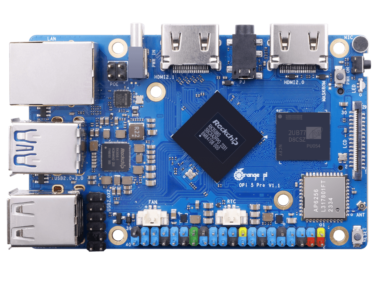 

Микрокомпьютер Orange Pi 5 Pro 8Gb