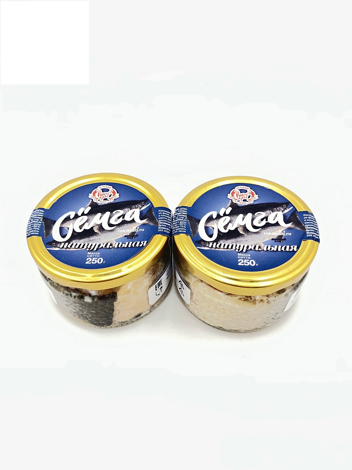 Семга РакиКраб филе в масле, 2 шт по 250 г