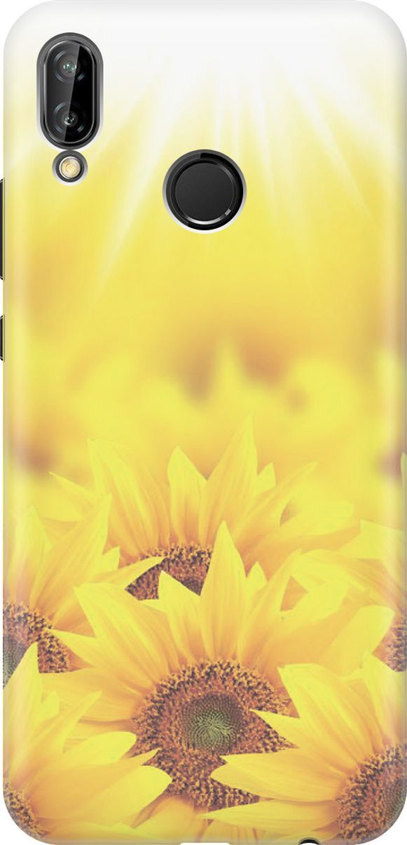 

Чехол на Huawei P20 Lite/Nova 3e "Поле подсолнухов", Желтый;оранжевый, 2775
