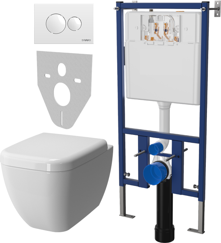 

Комплект Унитаз подвесной VitrA Shift 7742B003-0075 крышка NKP Dolce 0406, безободковый, с, Shift 7742B003-0075 кнопка смыва 7310 белая