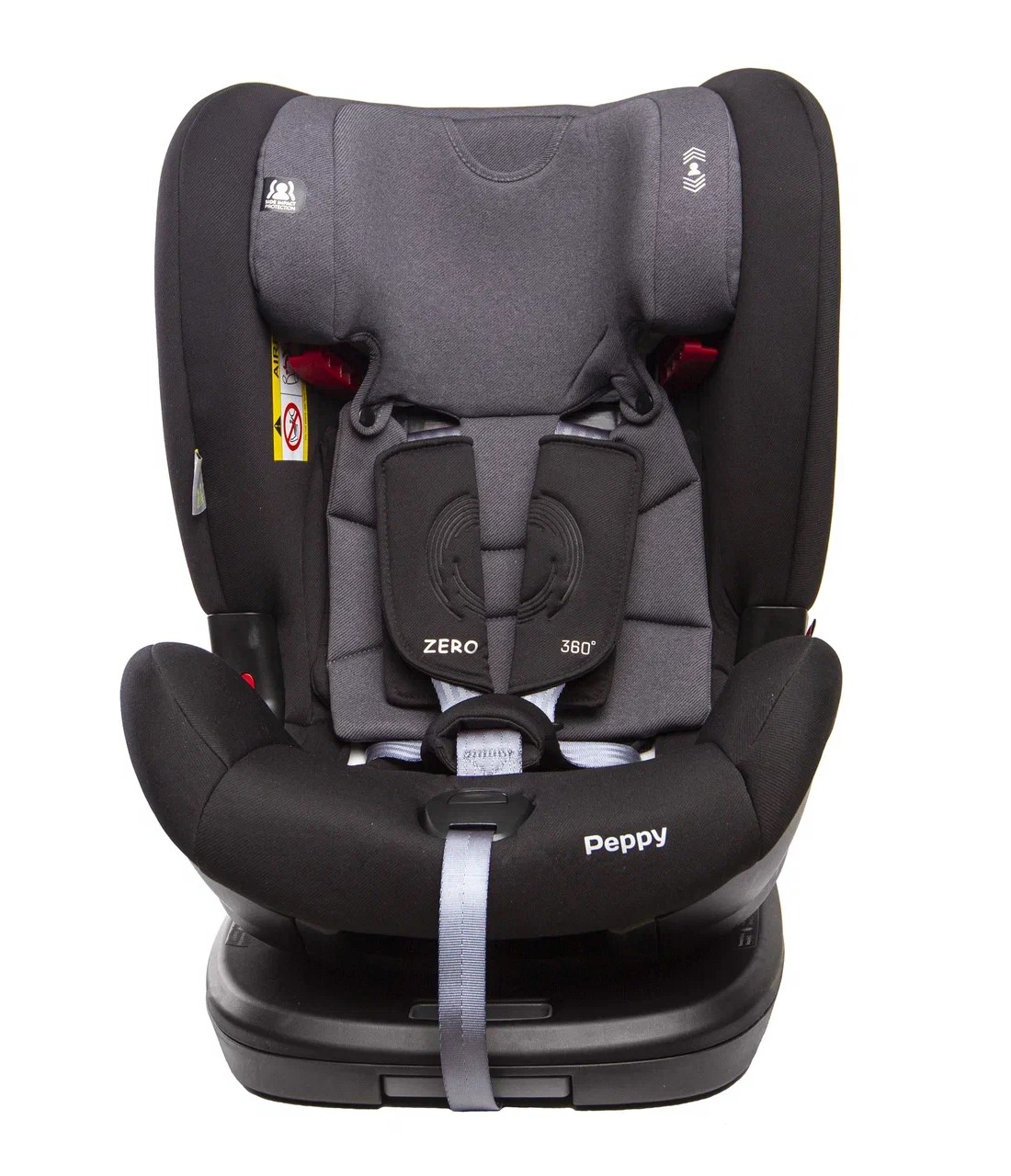 Автокресло Peppy Zero Isofix (black/grey)