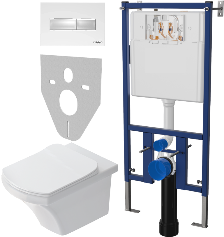 

Комплект Унитаз подвесной STWORKI Хальмстад SETK2804-0606-001-1-6000 с микролифтом + Систе, Хальмстад SETK2804-0606-001-1-6000 кнопка смыва 7320 белая