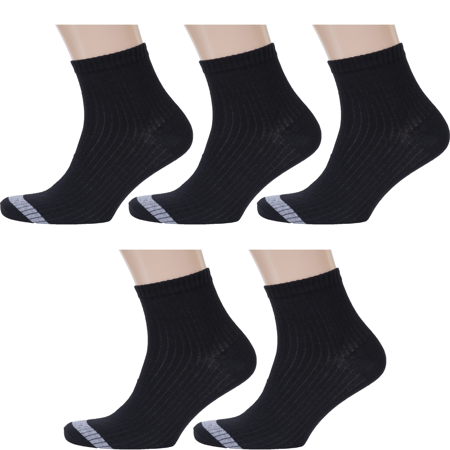 Комплект носков мужских Красная Ветка 5-С-198 черных 27
