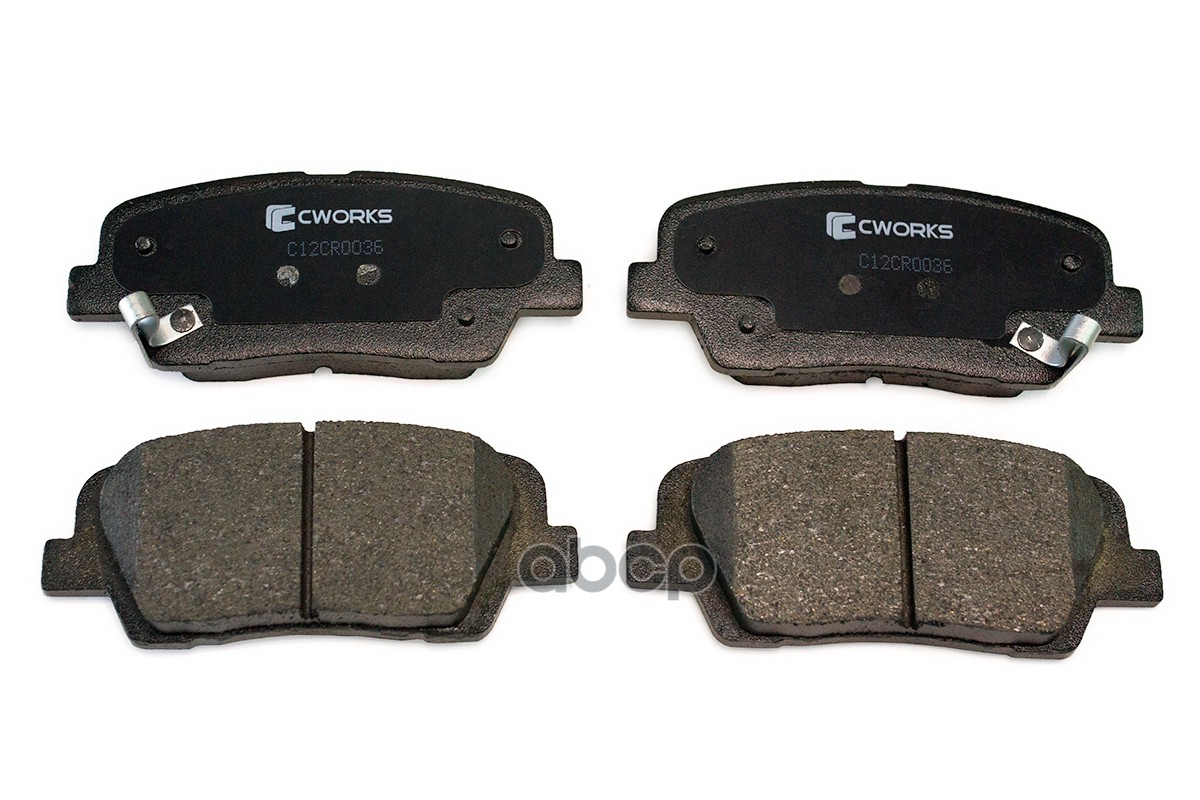 

Тормозные Колодки Задние (Low Metallic) Cworks C12cr0036 CWORKS арт. C12CR0036