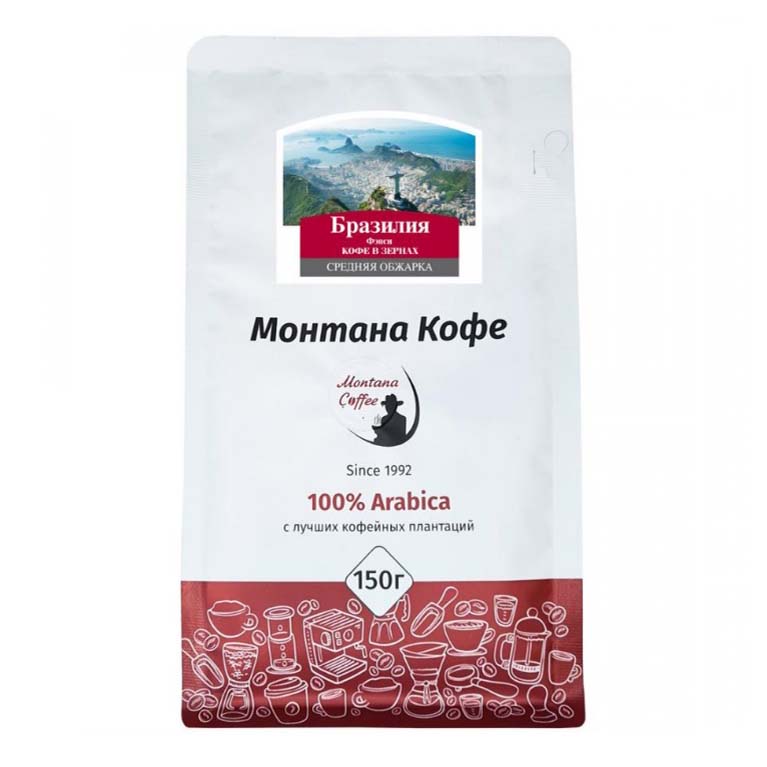 

Кофе Montana Бразилия в зернах 150 г