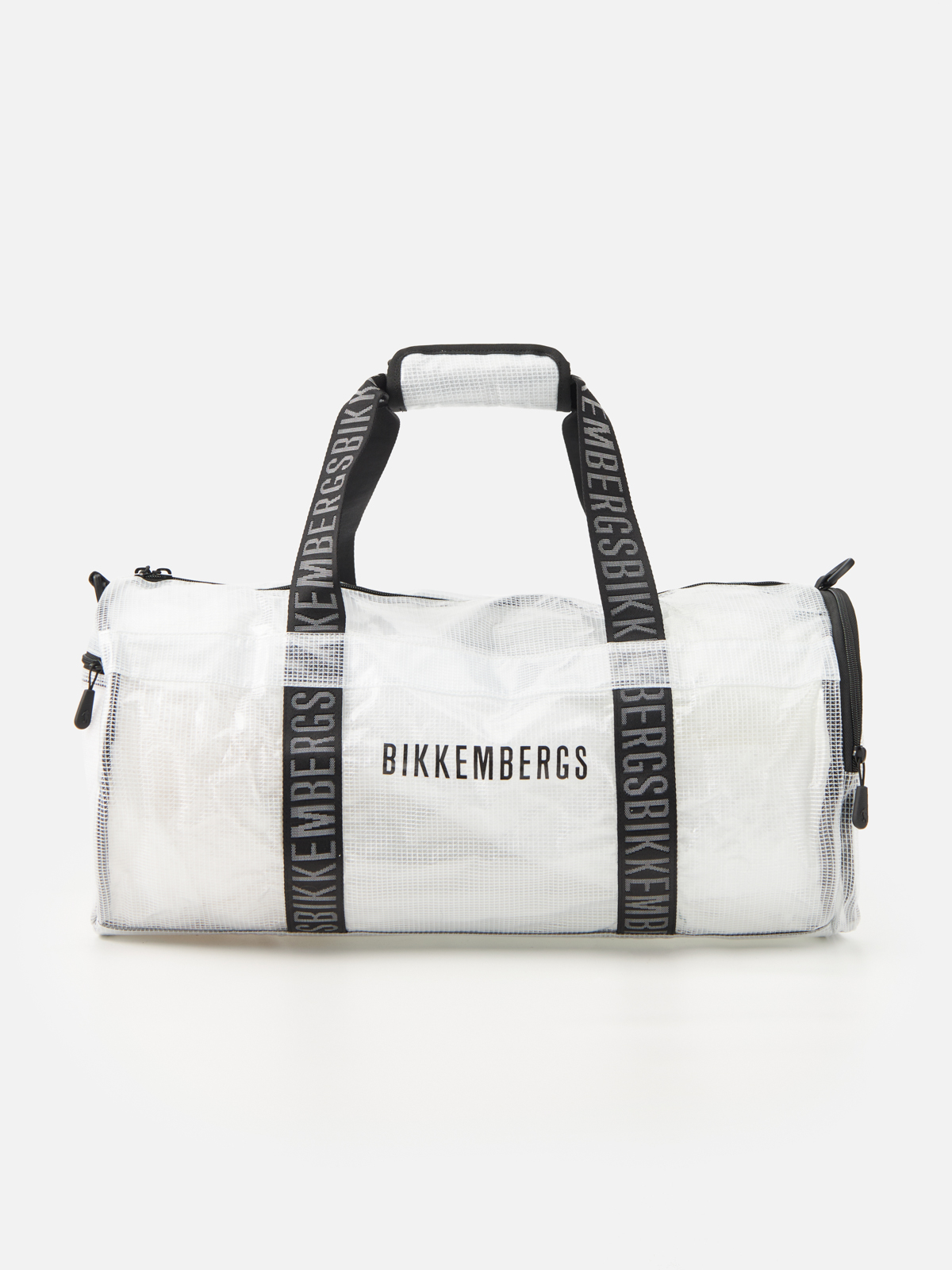 Дорожная сумка мужская Bikkembergs BKBR00028T прозрачная, 52х25х25 см