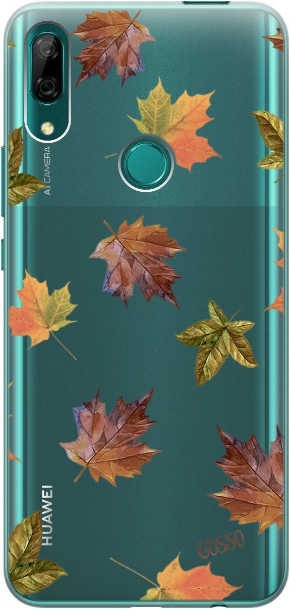 

Чехол на Honor 9X/9X Premium/Huawei P Smart Z/Y9 Prime (2019) "Maple" прозрачный, Прозрачный;оранжевый, 1689
