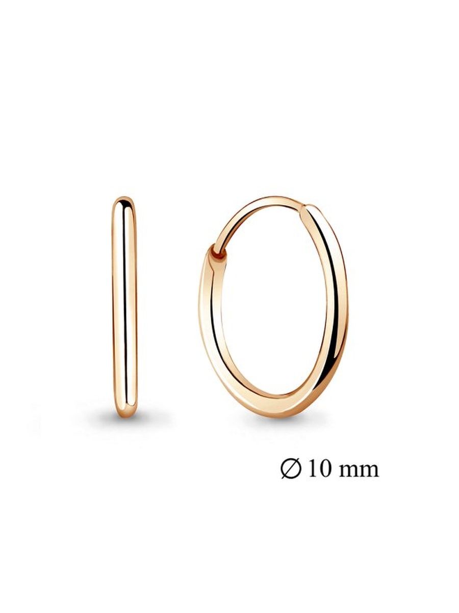 

Серьги конго из золота TEO MAORI 831086.8, 831086.8