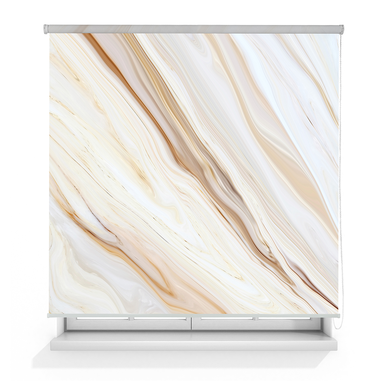 

Штора рулонная DIVINO DelDecor LRB-0337_8 144х170 см бежевая, Рулонные шторы DIVINO DelDecor/Макси шторыLRB-0337