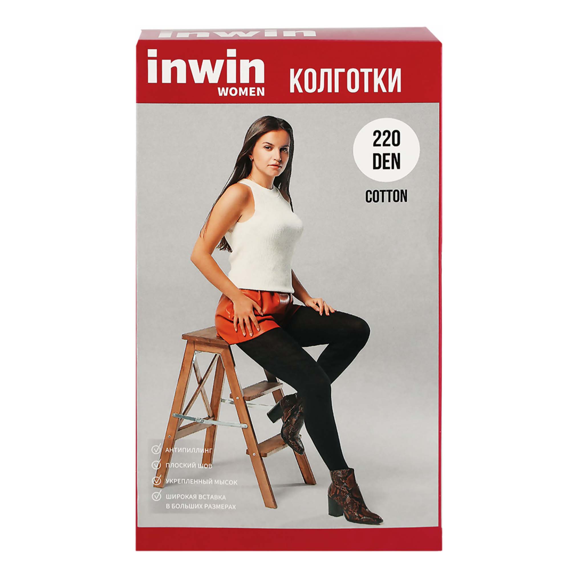 

Колготки женские InWin черные 4, Черный