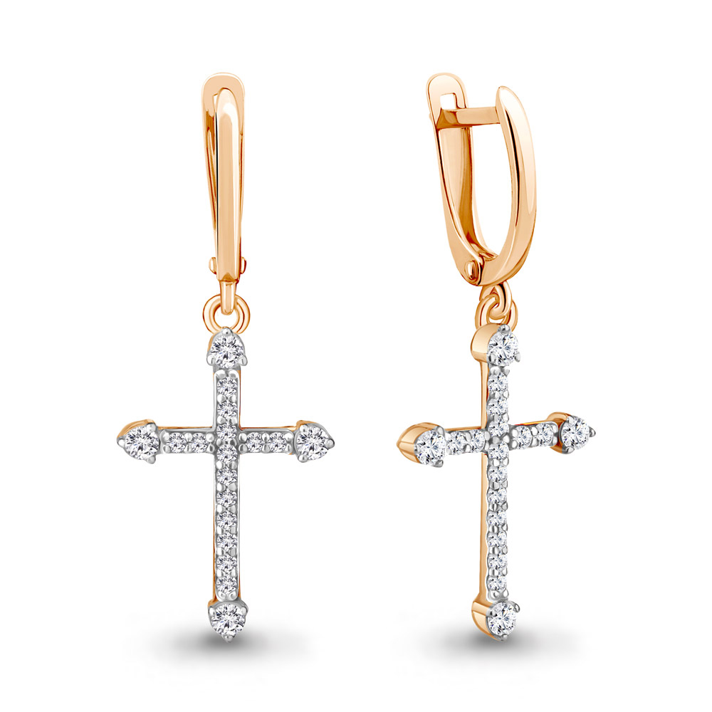 

Серьги из серебра с фианитом Aquamarine Aquamarine 49398А_925_з, 49398А_925_з