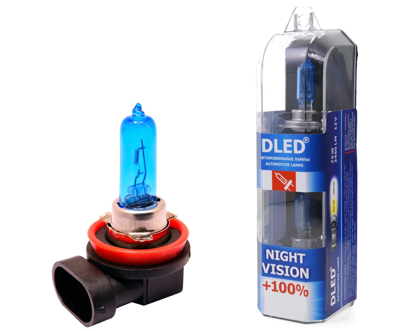 

Автомобильные лампы H8 2300K 75W DLED "Night Vision", H8 2300K 75W DLED "Night Vision"