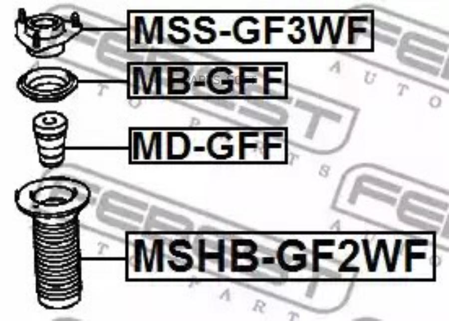 

MD-GFF_отбойник переднего амортизатора! Mitsubishi Outlander 12>