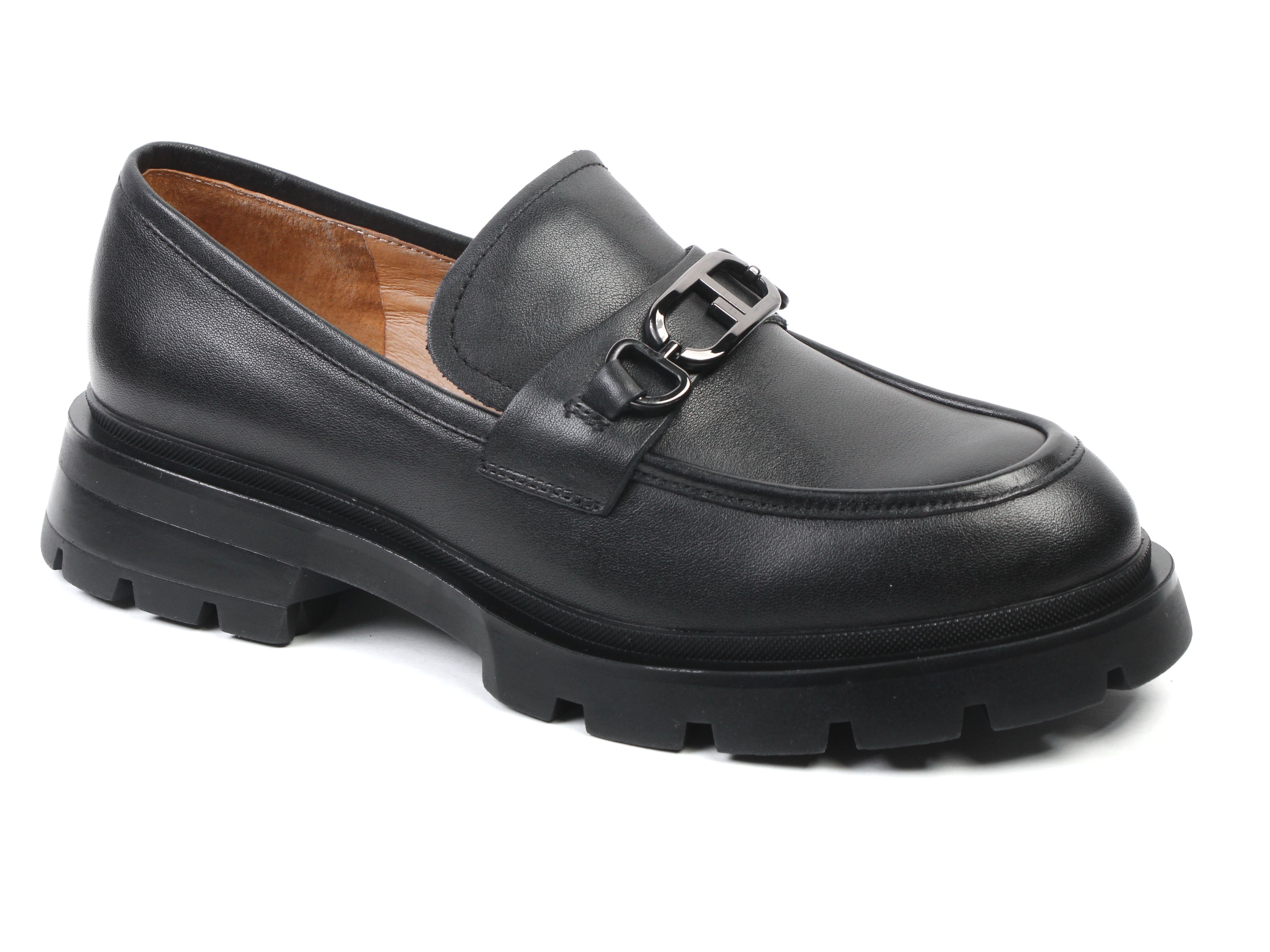 Лоферы женские SANDRA VALERI S3-705 черные 37 RU