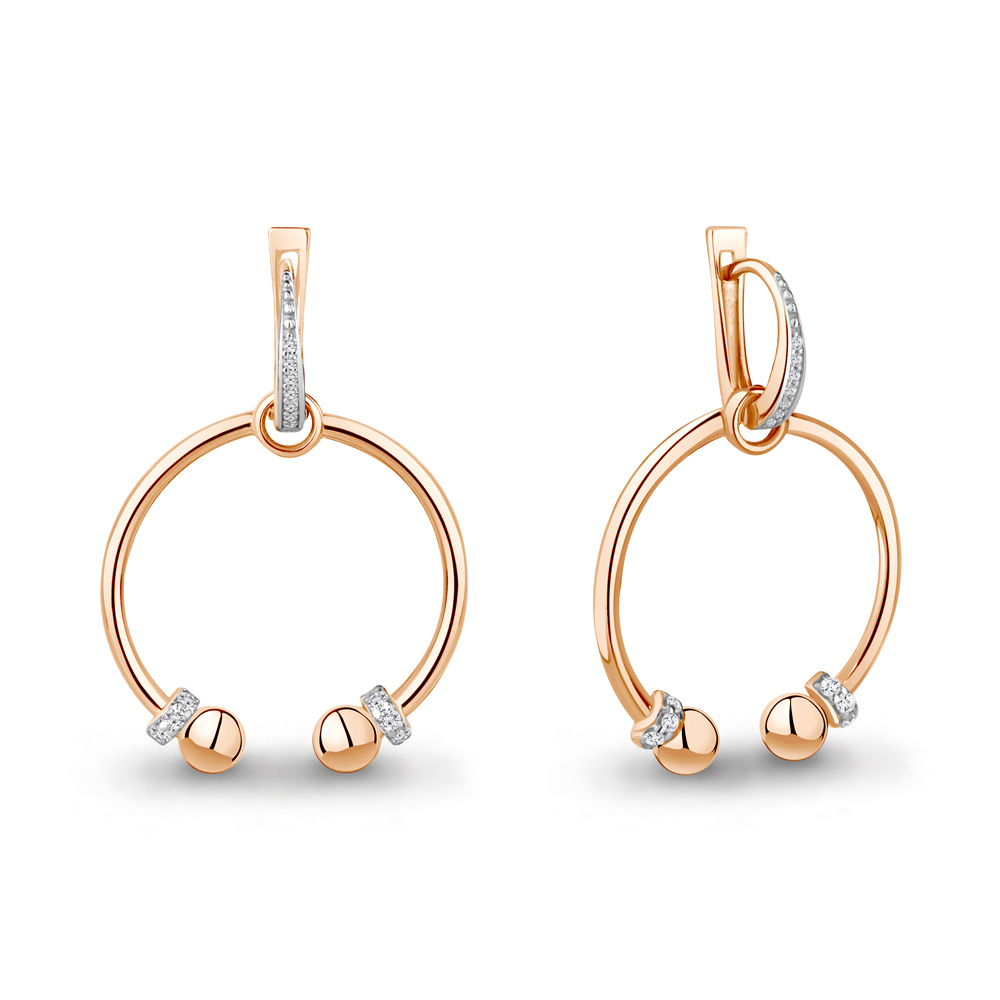 

Серьги из серебра с фианитом Aquamarine Aquamarine 49388А_925_з, 49388А_925_з