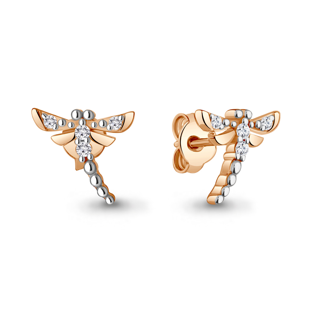 

Серьги из серебра с фианитом Aquamarine Aquamarine 49386А_925_з, 49386А_925_з