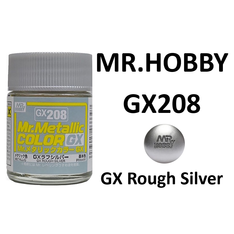 

Краска Mr.Hobby Rough Silver, GX208, Серебристый