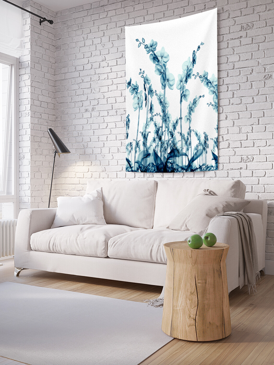 

Вертикальное фотопанно JoyArty Цветочные стражи, из ткани, 100х150 см