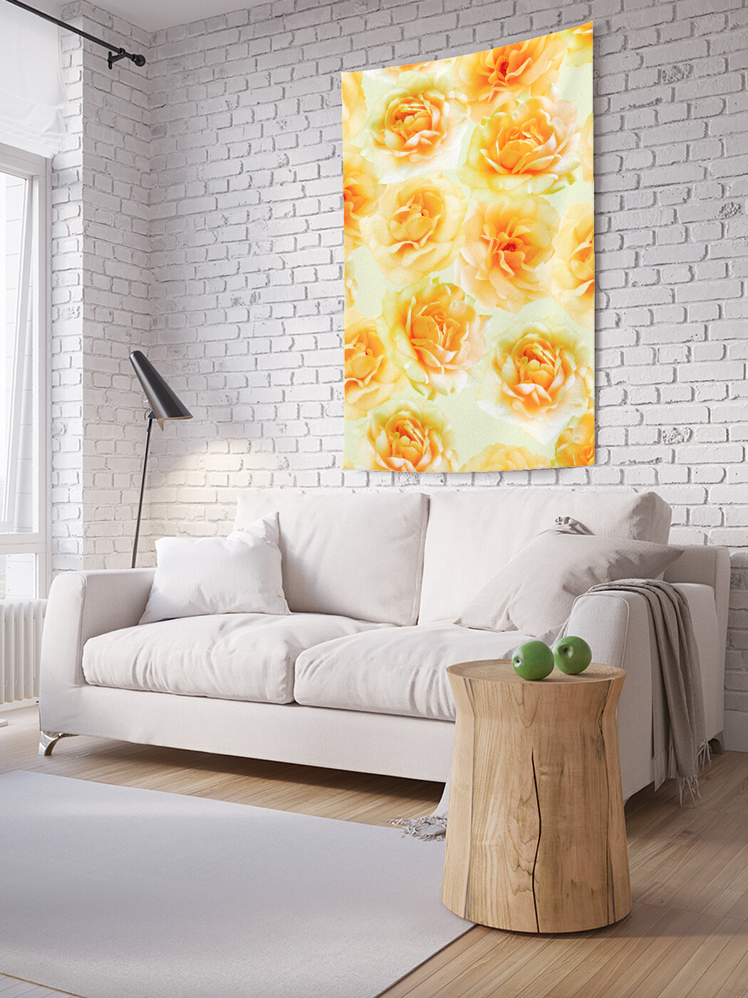 

Вертикальное фотопанно JoyArty Цветочное сияние, из ткани, 100х150 см