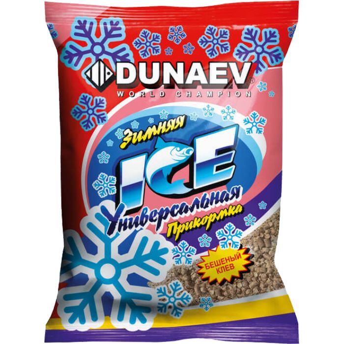 Прикормка рыболовная Dunaev Ice Классика гранулы Ваниль 1 упаковка