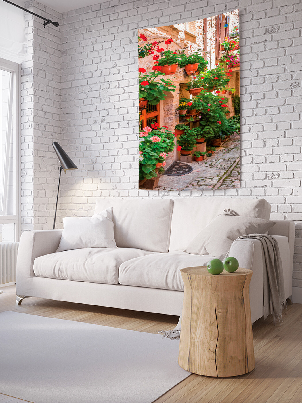 

Вертикальное фотопанно JoyArty Украшенные стены, из ткани, 150х200 см