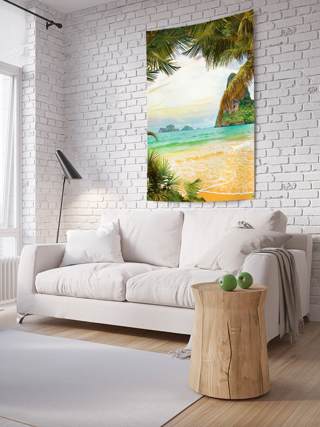 

Вертикальное фотопанно JoyArty Тропическая арка, из ткани, 100х150 см