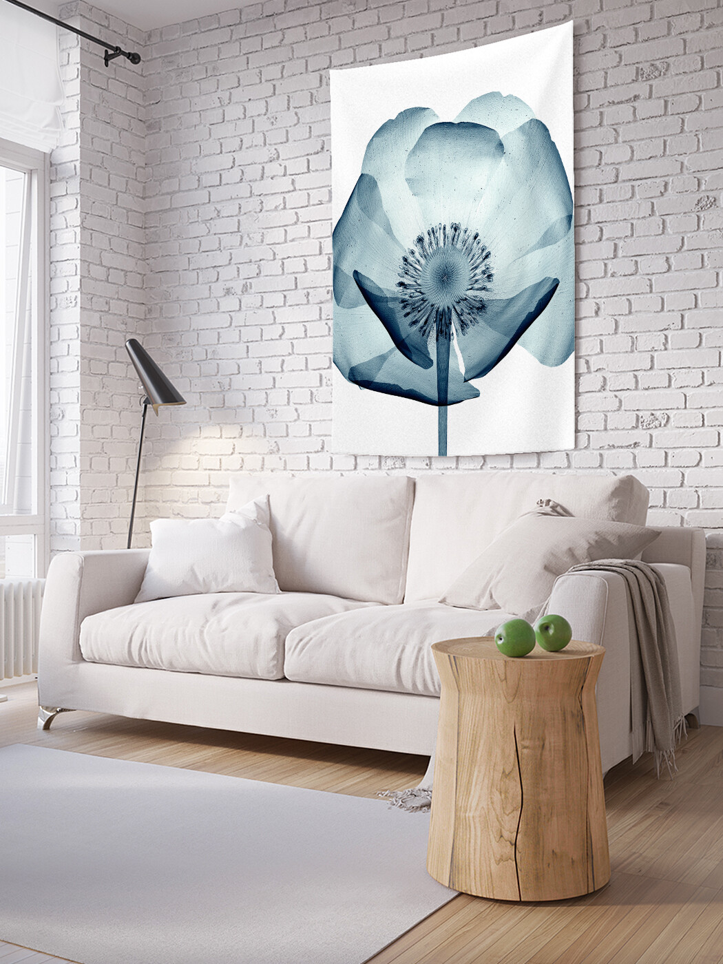 

Вертикальное фотопанно JoyArty Светлые лепестки, из ткани, 100х150 см