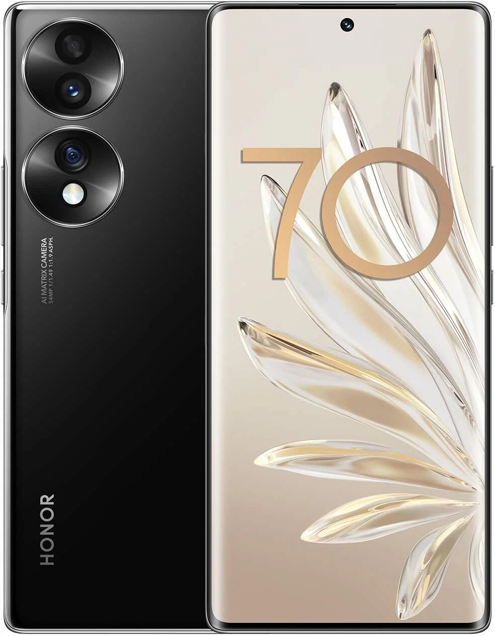 

Смартфон Honor 70 8/128GB черный, 70