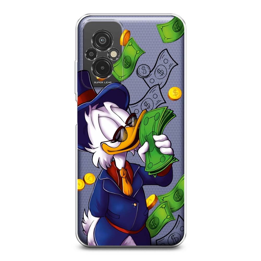 

Чехол на Xiaomi Redmi 11 Prime 4G "Scrooge McDuck with Money", Синий;зеленый;белый, 316850-6