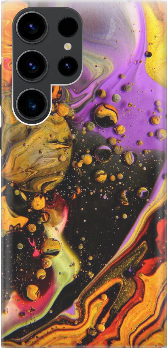 

Чехол на Samsung Galaxy S23 Ultra "Разноцветные капли", Желтый;оранжевый, 158329