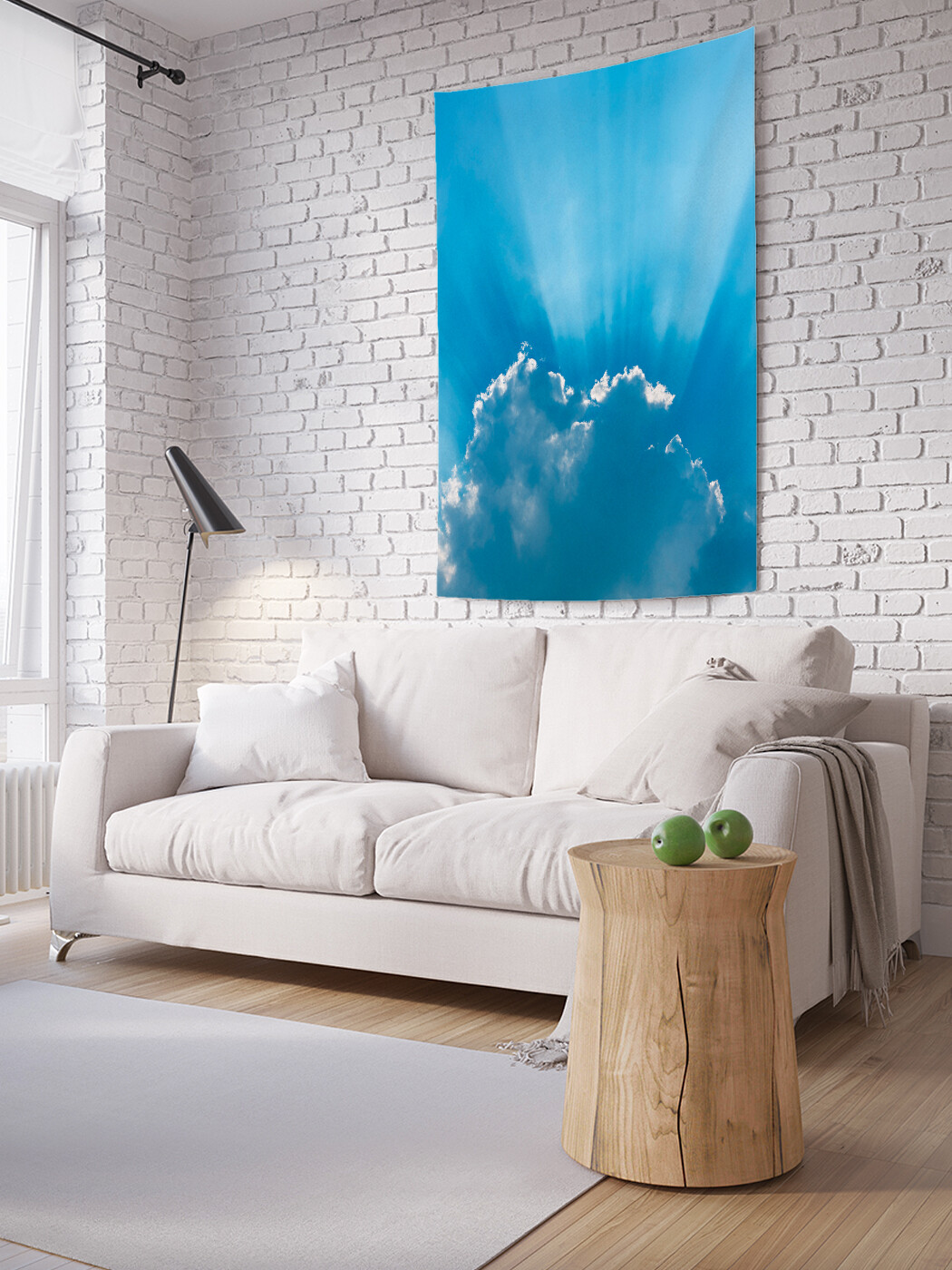 

Вертикальное фотопанно JoyArty Облачные символы, из ткани, 100х150 см