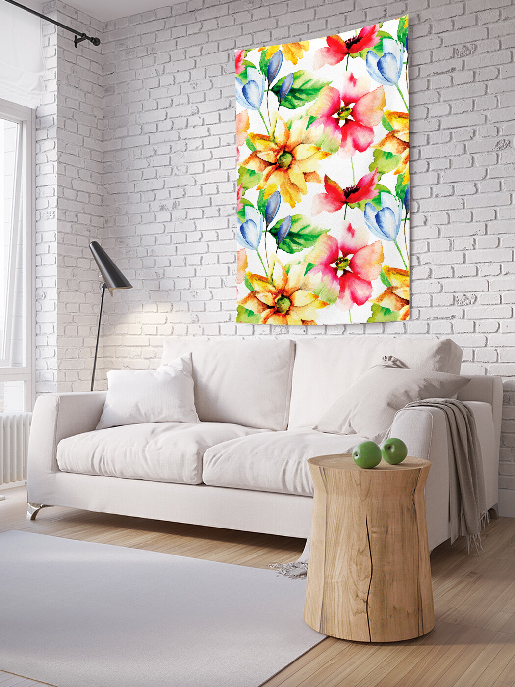 

Вертикальное фотопанно JoyArty Мартовские цветы, из ткани, 150х200 см