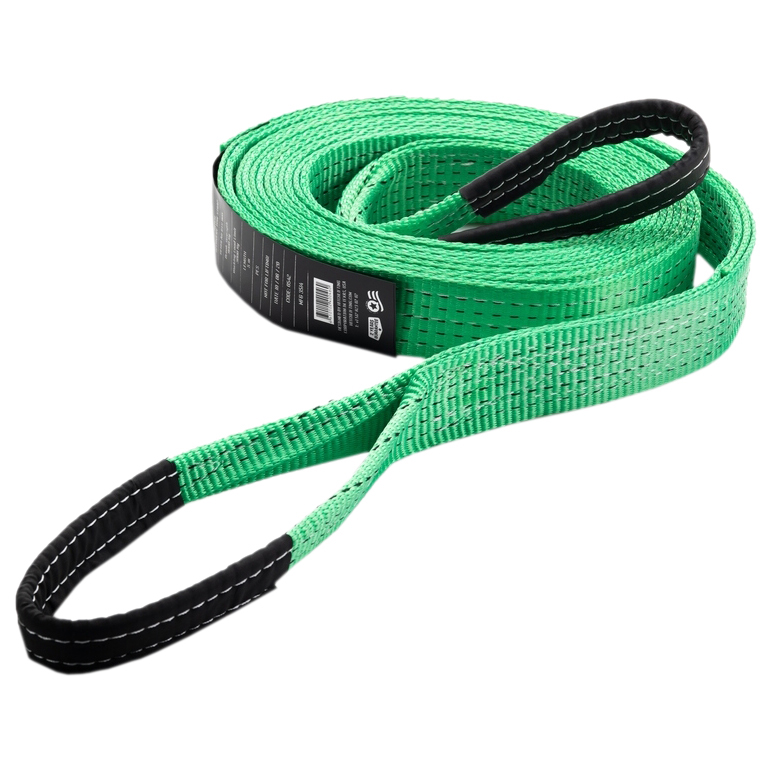 

HITCH Трос буксировочный REGULAR 7.5т, 5м, 50мм петля-петля SZ071506, Зеленый