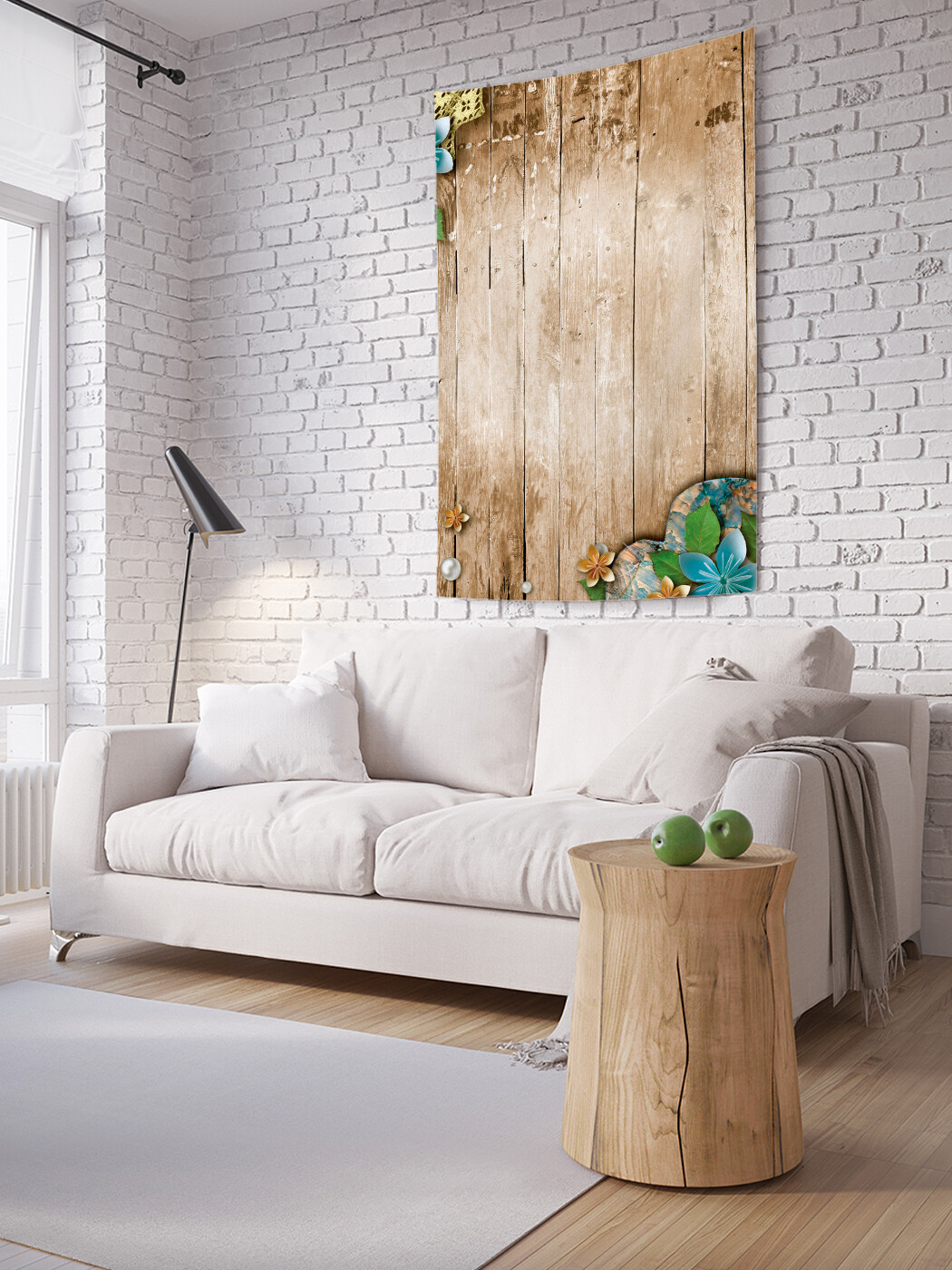 

Вертикальное фотопанно JoyArty Креативная рамка, из ткани, 100х150 см