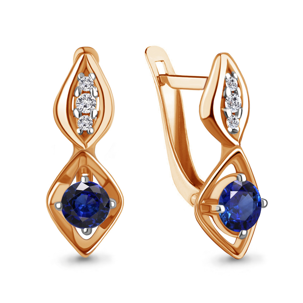 

Серьги из серебра с фианитом Aquamarine Aquamarine 49356Б_925_з, 49356Б_925_з