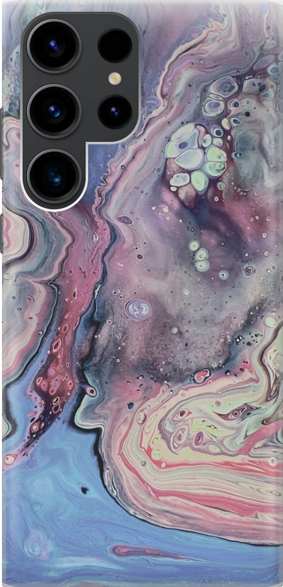 

Чехол на Samsung Galaxy S23 Ultra "Разноцветный мрамор", Голубой;желтый, 158328