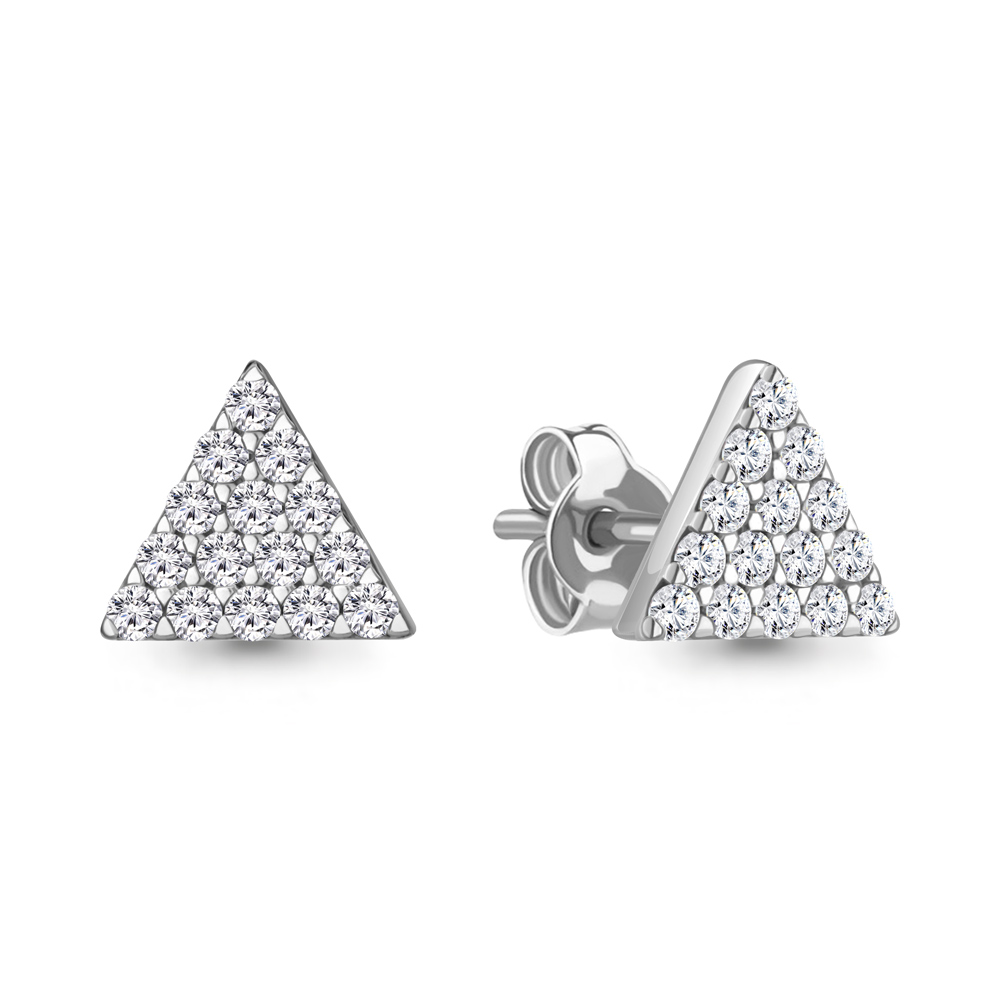

Серьги из серебра с фианитом Aquamarine Aquamarine 49351А_925_р, 49351А_925_р