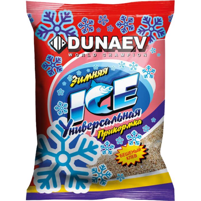 Прикормка рыболовная Dunaev Ice Классика Ваниль 1 упаковка