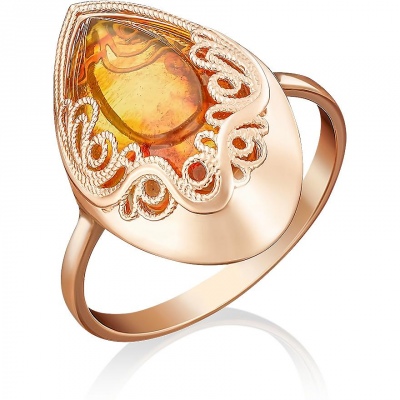 

Кольцо из золота р. , PLATINA jewelry 01-5055-00-271-1110-46, янтарь, 01-5055-00-271-1110-46