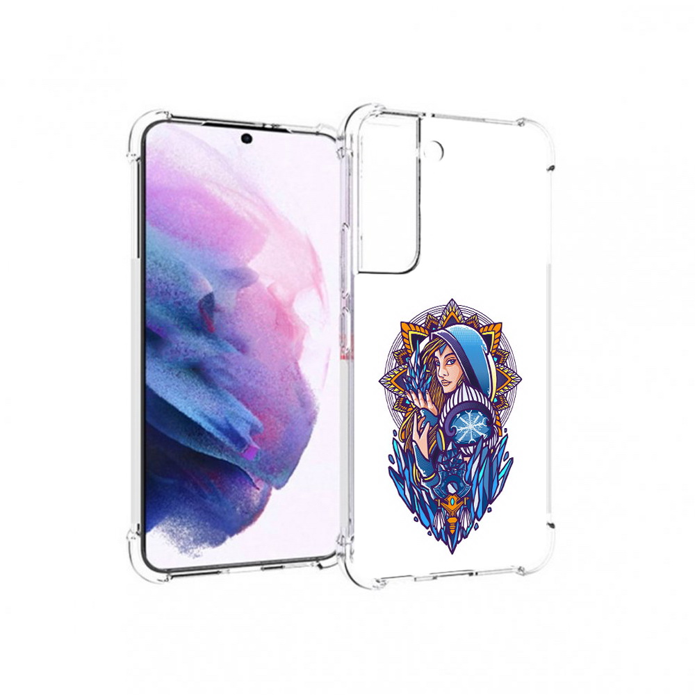 

Чехол MyPads Tocco для Samsung Galaxy S22 кристал мейден дота 2 (PT194926.508.415), Прозрачный, Tocco