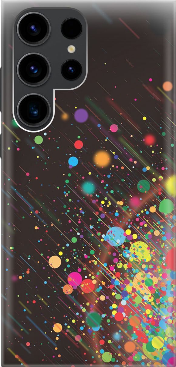 

Чехол на Samsung Galaxy S23 Ultra "Яркое настроение", Зеленый;красный, 158328
