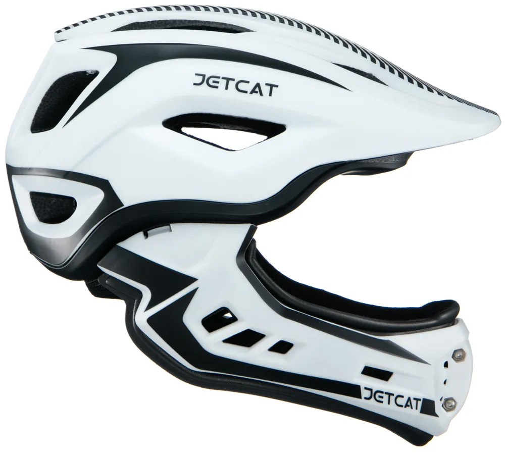

Шлем JetCat FullFace Raptor S (48-53см) (Белый/Чёрный), Белый;черный