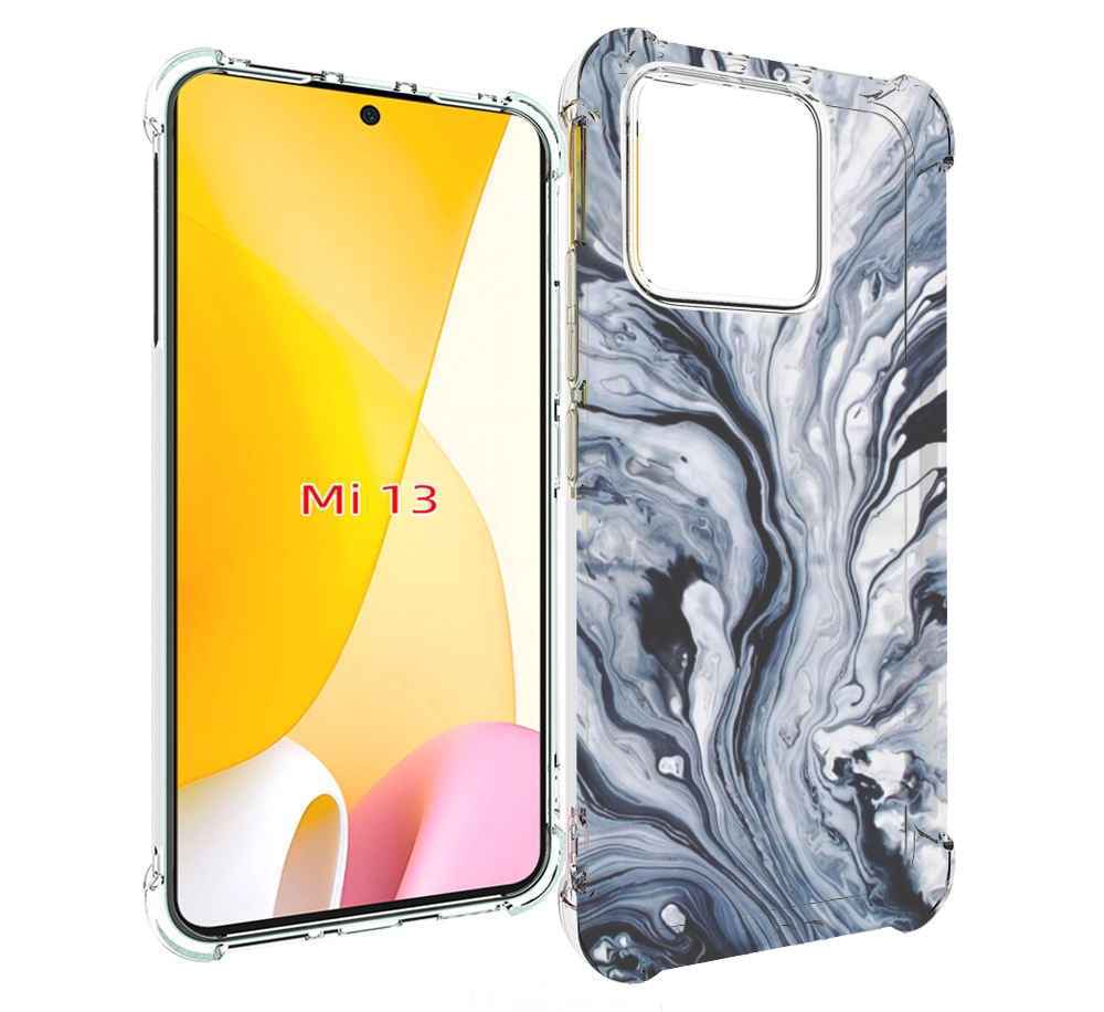 

Чехол MyPads серая краска для Xiaomi 13, Прозрачный, Tocco