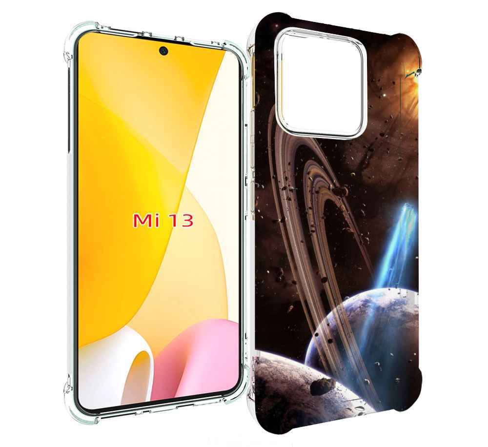 

Чехол MyPads сатурн в космосе для Xiaomi 13, Прозрачный, Tocco