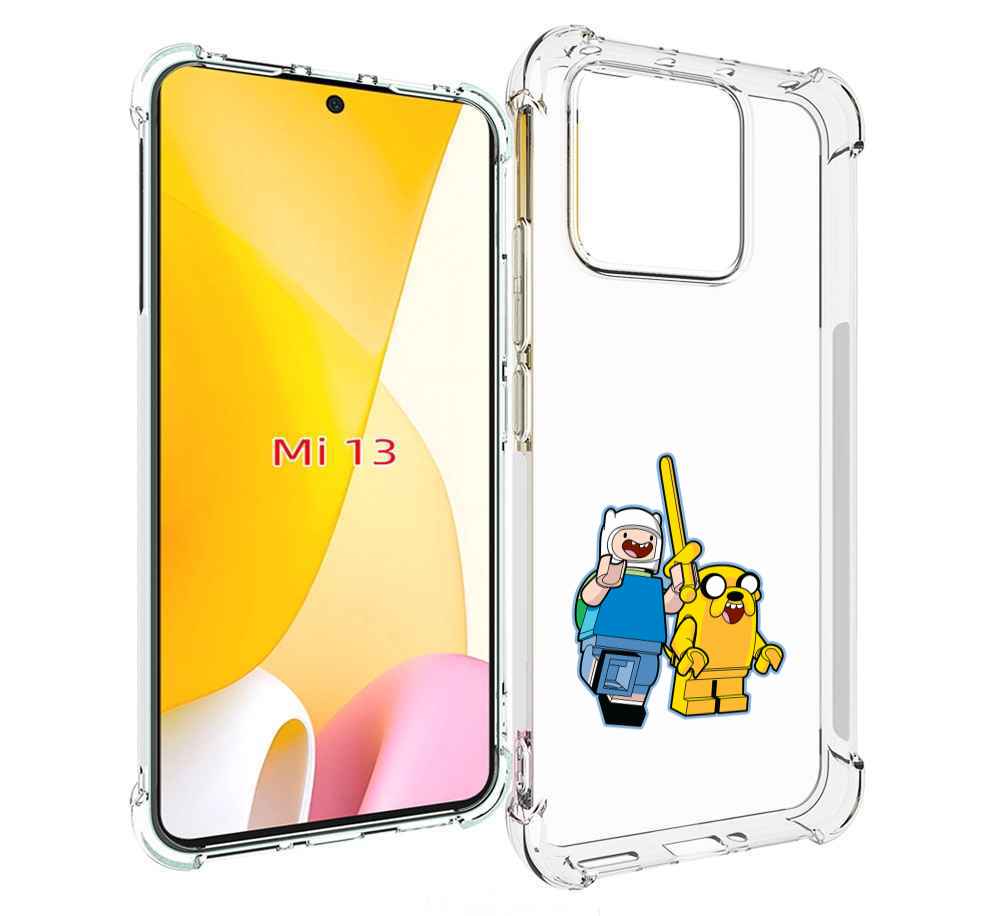 

Чехол MyPads время приключений лего для Xiaomi 13, Прозрачный, Tocco