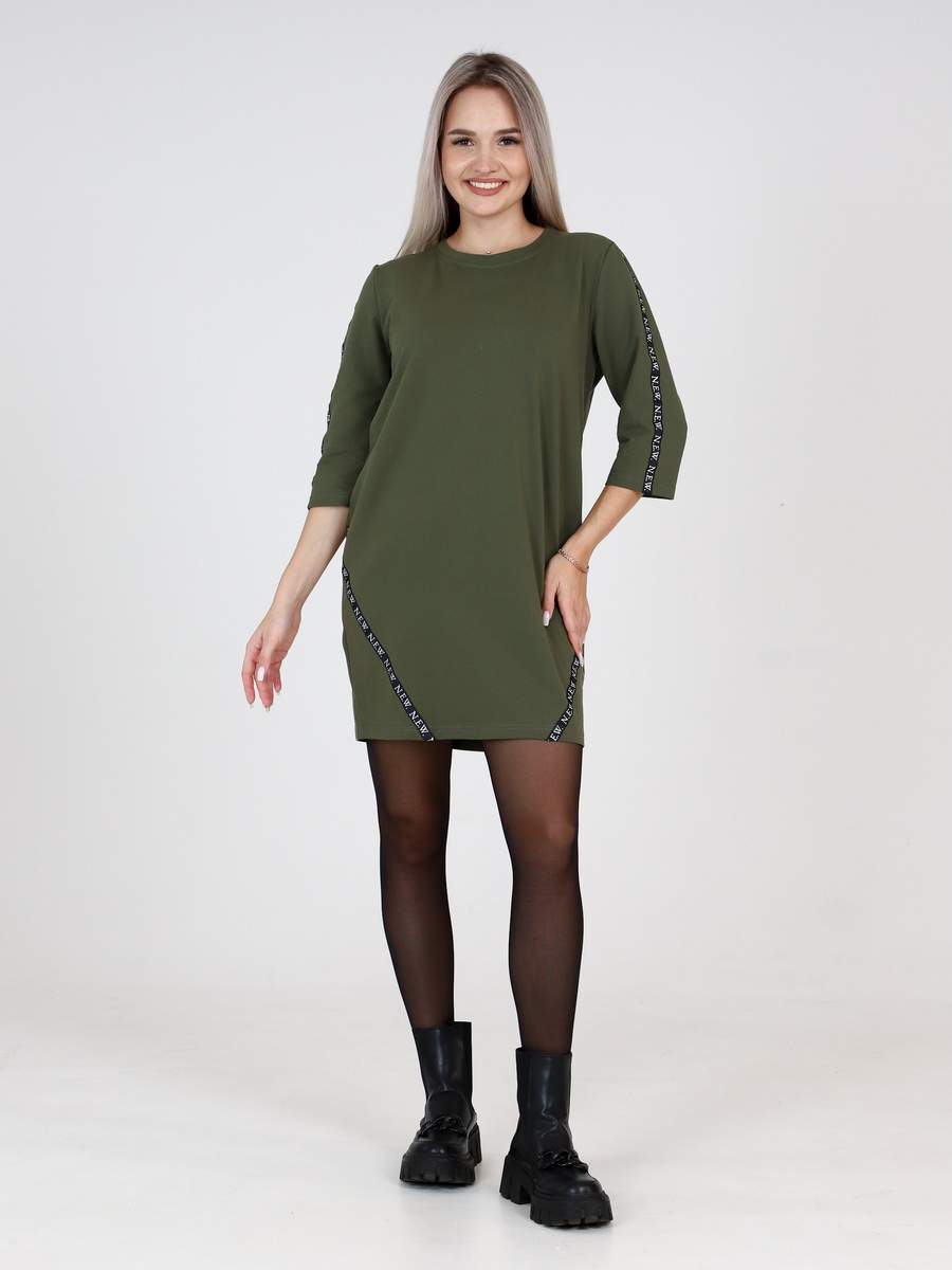 

Платье женское Elenatex П-150 хаки 60 RU, П-150