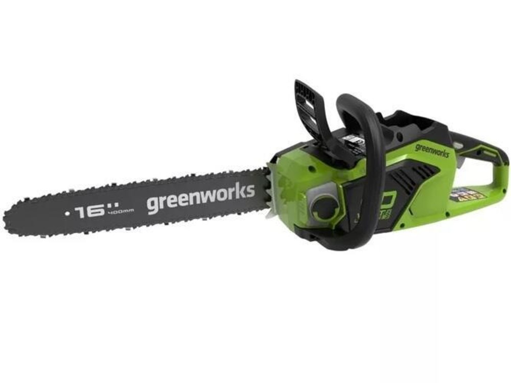 фото Аккумуляторная цепная пила greenworks gd40cs18 2005807ub акб и зу комплекте 40 см